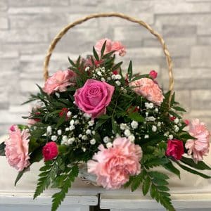 Traditional Basket of flowers